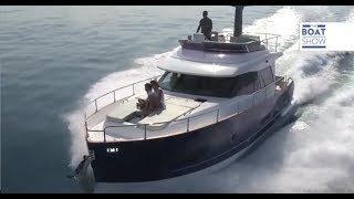 ENG AZIMUT MAGELLANO 43  Motor Boat Review  The Boat Show [upl. by Mera842]