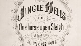 JINGLE BELLS Original 1857 Lyrics amp Chorus Tom Roush [upl. by Aleafar846]