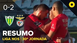 Resumo Tondela 02 Benfica  Liga NOS  SPORT TV [upl. by Rayburn]