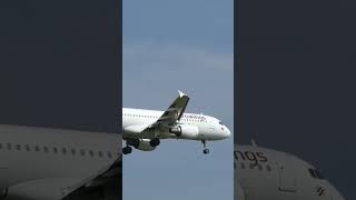 Eurowings A320 Landing at Heathrow [upl. by Ettigdirb129]