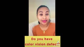 COLOR VISION TEST AND TREATMENT [upl. by Aland206]