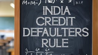 India credit card defaulters rule [upl. by Eimmis]