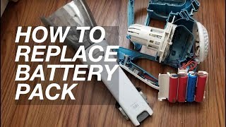 EASY DIY Replace 16v Black amp Decker Hand Vacuum Battery How to CHV1410L lithium Cordless Vac [upl. by Dola]