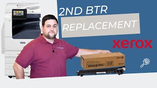 How to replace the 2nd bias transfer roll on your Xerox machine Xerox VersaLink C7020C7025C7030 [upl. by Moynahan580]