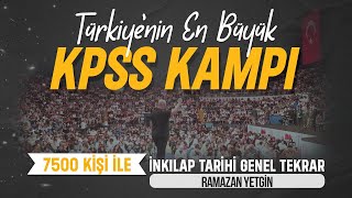 KPSS İnkılap Tarihi Genel Tekrarı  Ramazan YETGİN [upl. by Nyleaj247]