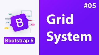 05  Bootstrap 5  grid system [upl. by Hacim]