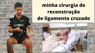 1º MÊS PÓS CIRURGIA DE LIGAMENTO CRUZADO ANTERIOR MEU RELATO [upl. by Jeuz]