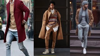 mens overcoat outfit ideas 2023 [upl. by Stucker]