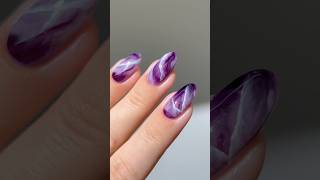 💜🔮 witchy marble nails nailart naildesign nailpolish [upl. by Zeta]