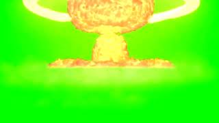 GREEN SCREEN NUCLEAR BOMB EXPLOSION SOUND [upl. by Assert]