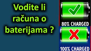 Vodite li računa o baterijama  Kako održavati bateriju i produžiti joj vijek trajanja [upl. by Nnaylime]