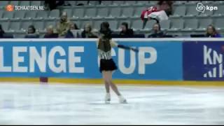 Yuhana YOKOI JPN FS Jr Ladies  Challenge Cup2018 [upl. by Fawnia]