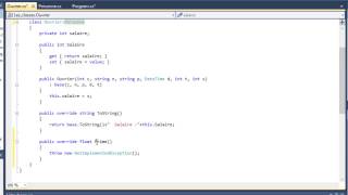 Les Classes Abstraites en CSharp Partie1 Samir7 [upl. by Odawa]