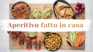 COME PREPARARE UN APERITIVO GUSTOSO E FACILE IN CASA  4 idee vegetali  Elefanteveg [upl. by Siroved148]