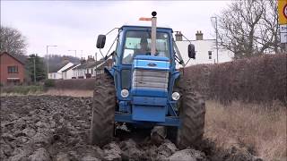 FORD TW25 Ploughing Hard going [upl. by Odyssey]