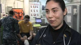 Women on Carriers Crew Find Navy Life Rewarding [upl. by Olegnaleahcim]