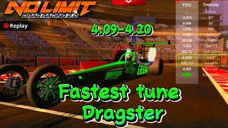 Fastest Dragster Tune No Limit2 [upl. by Anirtak]