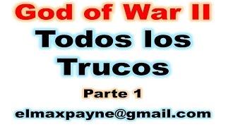 God Of War II trucos de vida magic orbs y rage of titans INFINITOS  parte 1 [upl. by Enelrak440]