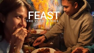 The feast  Big dinner at Nepalis house [upl. by Einhapets]