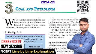 Coal and Petroleum  8 Science Chapter 3  202425 Session [upl. by Abeh273]