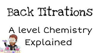 Back Titration Calculations from wwwChemistryTuitionNet [upl. by Samford194]