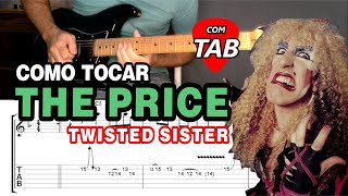 The Price  Twisted Sister highlighted guitar Cover  TAB [upl. by Merriam]