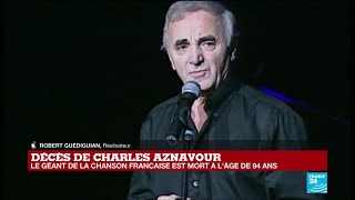 Robert Guédiguian  Charles Aznavour se disait quot100 Français 100 Arménienquot [upl. by Ariuqahs]