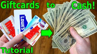 How to Sell Gift Card for Cash  Easiest Way to Get Most Money from Selling GiftCards [upl. by Nawk799]