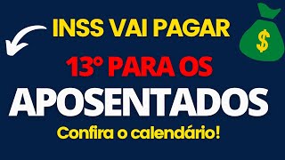 SAIU A LISTA INSS VAI PAGAR 13Âº PARA APOSENTADOS EM NOVEMBRO CONFIRA CALENDÃRIO [upl. by Polish646]