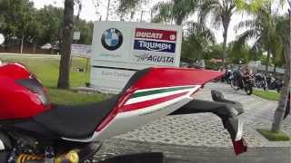 2013 Ducati 1199 S Panigale Tricolore at Euro Cycles of Tampa Bay [upl. by Elynad]