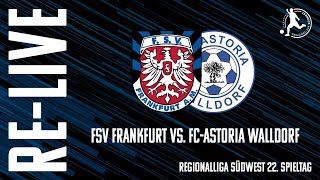 S23 24 Relive FSV Frankfurt vs FCAstoria Walldorf [upl. by Adimra97]