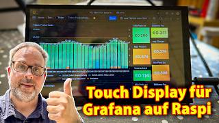 7 LCD Touch Display von Aliexpress mit raspberrypi 5  Energiemonitor mit victron grafana [upl. by Eelac156]