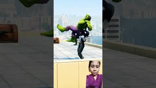 Hulk vs red spider mangta5 spiderman hulk avengers marvel gta gtavspiderman ironspiderman [upl. by Bannerman]