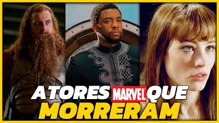 Atores da Marvel Que Você Não Sabia Que Já Morreram [upl. by Skoorb980]