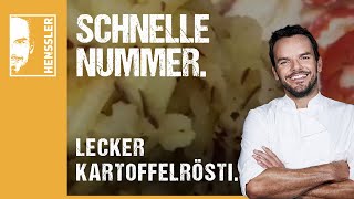 Schnelles KartoffelröstiRezept von Steffen Henssler [upl. by Reddy]