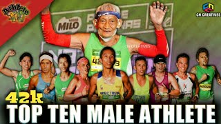 National Milo Marathon 2023 Top Ten Male Athlete for 42km NationalMiloMarathon2023 ActivePilipinas [upl. by Aliza119]