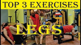 Top 3 Exercises For LEGS I Best 3 Exercises FOR LEGS I जल्दी LEGS बनाओ I ज़बरदस्त LEGS ट्रेनिंग I [upl. by Nevaeh]