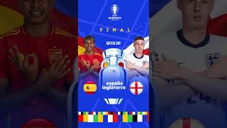 España  Inglaterra la final de la Eurocopa 2024 spain euro2024 football [upl. by Paxton62]