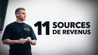 MES 11 SOURCES DE REVENUS À 22 ANS [upl. by Assirialc455]