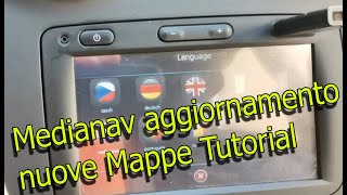 Aggiornamento nuove Mappe per il Medianav Tutorial 1° [upl. by Thedrick]