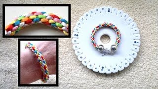 Beading4perfectionists  Kumihimo bracelet  basic braid beginners tutorial [upl. by Oag]