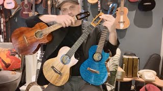 Flight Mustang Flight Fireball and Flight Comet tenor ukulele review [upl. by Haimorej879]