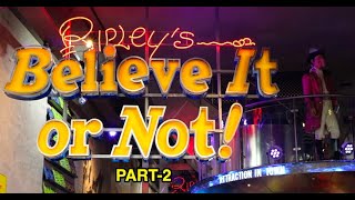 Ripleys Believe It Or Not  Part2  Matchstick Spaceshuttle  Mirror Maze  San Francisco [upl. by Ystap]