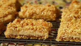 Oatmeal Lemon Bars Recipe Demonstration  Joyofbakingcom [upl. by Sonafets828]