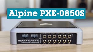 Alpine PXE0850S 8channel car amp with DSP  Crutchfield video [upl. by Enelcaj399]