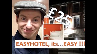 My EASYHOTEL REVIEW   OMG this was ONLY £25 cheap London accommodation   Budget Hotels London [upl. by Adnihc]