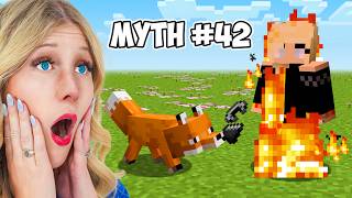 Testing 100 Minecraft MYTHS Your Friends LIED About [upl. by Iteerp]