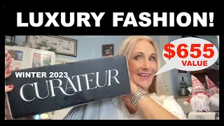 CURATEUR Winter 2023  PURE LUXURY BOX SPENT 8750 GOT A 65500 VALUED BOX UNBOXING AND REVIEW [upl. by Eeladnerb893]