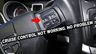 WHY CRUISE CONTROL DOES NOT WORK CRUISE CONTROL FIX [upl. by Anahsed906]