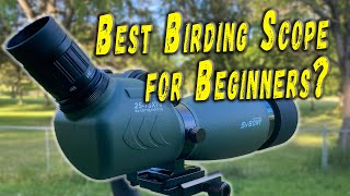 SVBony SV14 Spotting Scope Review  2575x70 with an upgraded BAK4 Prism [upl. by Ahsikat]